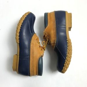 Mens L.L. Bean Duck Rubber Rain Boots 8 US Wide